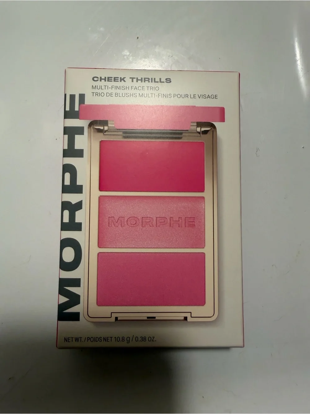 Morphe Cheek Thrills Multi-Finish Face Trio - Bright Pink Shades